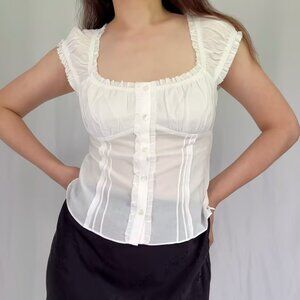 Alabama Top - Ivory